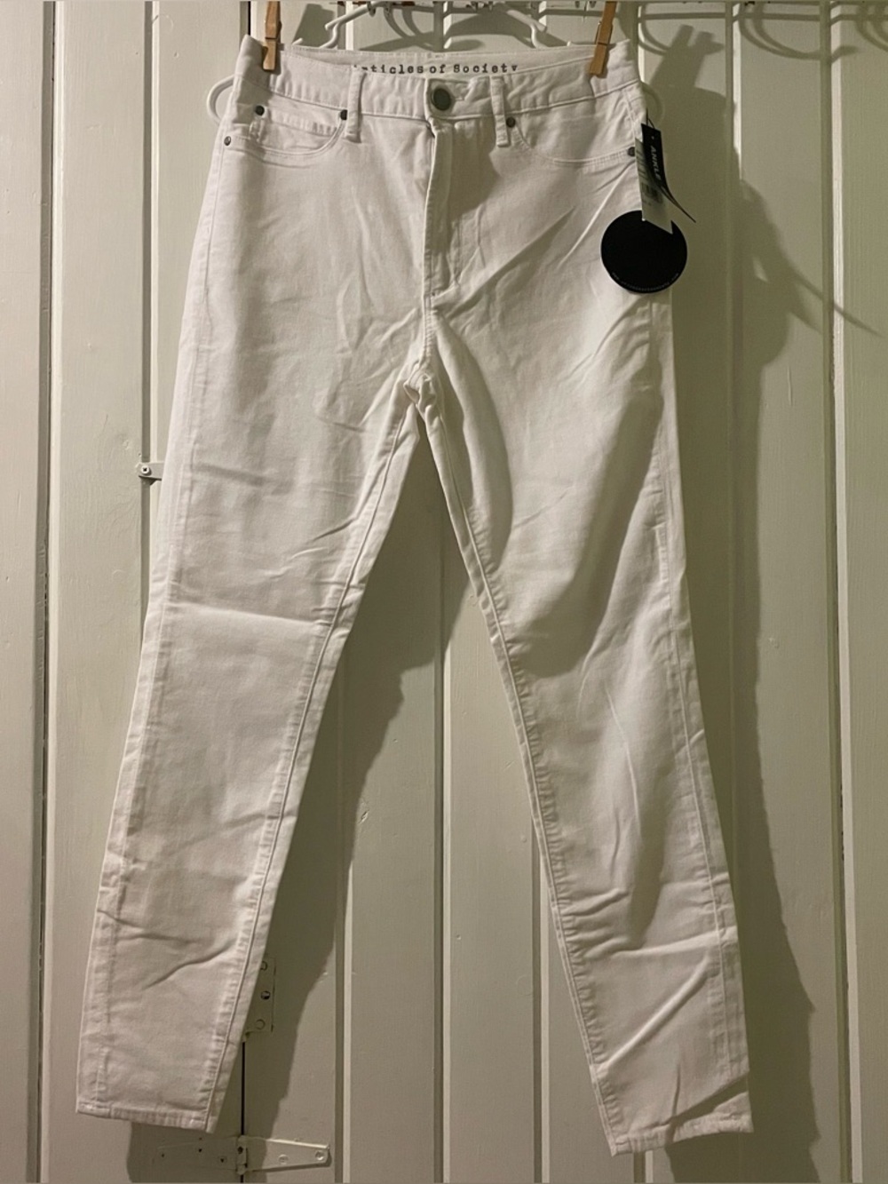 Articles of Society white skinny ankle pants-size 28 NWT